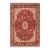 Art Nouveau Medallion 1990's Pak-Persian Red/Blue Wool Rug - 6'0'' X 9'3'' For Sale
