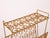 Mid Century Italian Magazine Rack or Side Table Gold 1960s For Sale - Image 6 of 11