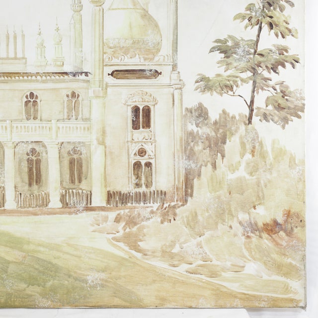 Large Scale Painting of the Royal Pavilion Brighton For Sale In New York - Image 6 of 10