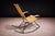 Tan Rocking Chair in Metal & Wicker, Carlo Hauner, 1950s For Sale - Image 8 of 13