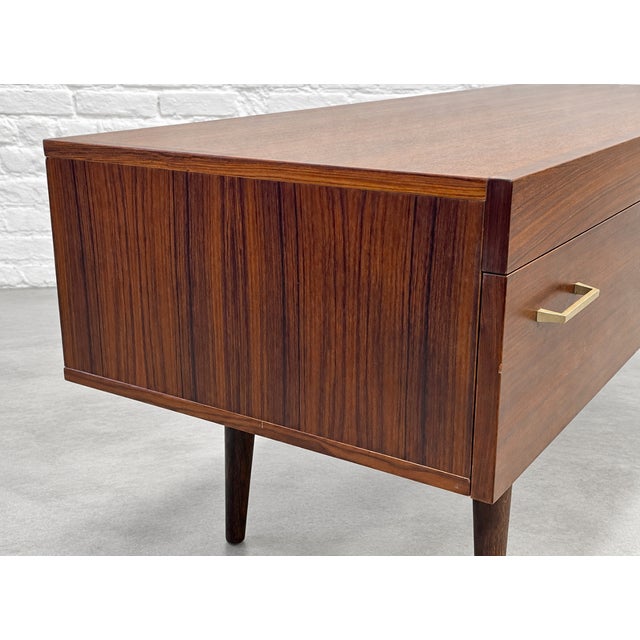 Mid Century Modern Low Height Rosewood Danish Credenza, C. 1960’s For Sale - Image 10 of 12