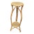 Vintage Mid-Century Rattan Plant Stand - 2-Tier Boho Pedestal For Sale