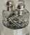 Art Deco Cut Glass Scent Bottles and Sterling Silver Stand, 1923, Set of 4 For Sale - Image 4 of 18