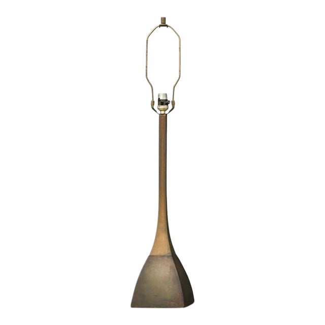 1960s Mid Century Modern Bronze Table Lamp For Sale
