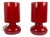 Lykta Red Lamps from Ikea, 1990, Set of 2 For Sale