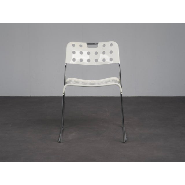 An iconic omstak chair designed by british designer rodney kinsman and produced in italy by bieffeplast during the 1970s....