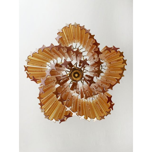 Modern Quadriedri Glass Chandelier, 1990s For Sale - Image 9 of 18