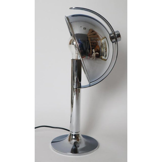 Mid-Century Modern Chrome Table Lamp from Florian Schulz, Germany, 1970s For Sale - Image 13 of 18