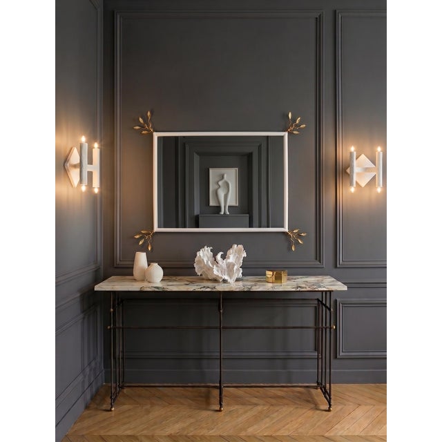 Bourgeois Boheme Atelier Plaster of Paris, Minimalist Design Wall Sconce For Sale - Image 4 of 13