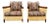 Vintage Coastal Donghia “Merbau” Woven Rattan Lounge Chairs - A Pair For Sale