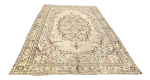 Vintage Hand Knotted Area Rug - 64" X 100"