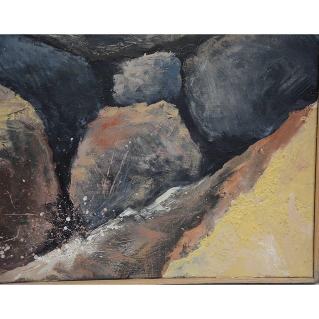 Modern Modern Silent Energy of Nature Mixed-Media by Sally Crain-Jager For Sale - Image 3 of 8