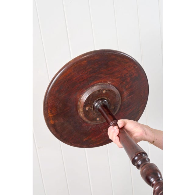 Antique Georgian Walnut Wine Table For Sale In Charleston - Image 6 of 6