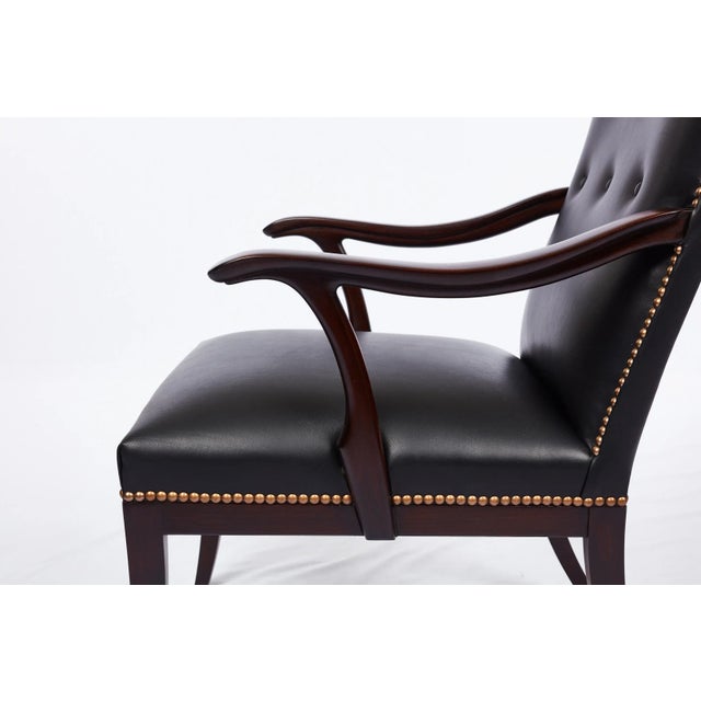 Mid 20th Century Frits Henningsen Arm Chair For Sale - Image 11 of 13