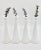 White Vintage Farmhouse White Milk Glass Vases (4) For Sale - Image 8 of 10