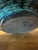 Ceramic Wide Bottom Blue Lamp. Drip Glaze Hand Thrown Body. Deep Blues.1966 For Sale - Image 4 of 5