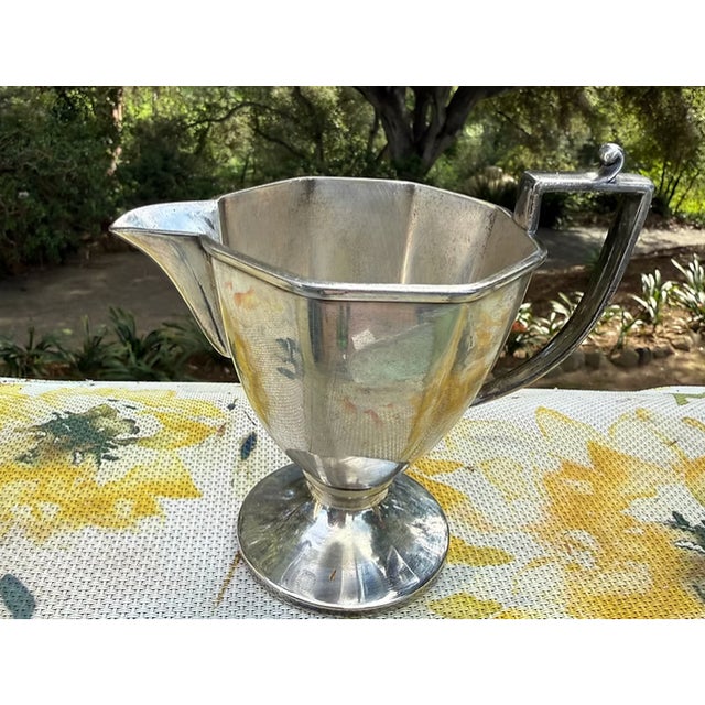 Vintage Sugar Bowl & Creamer | Sheffield Design 0611 For Sale In Los Angeles - Image 6 of 10