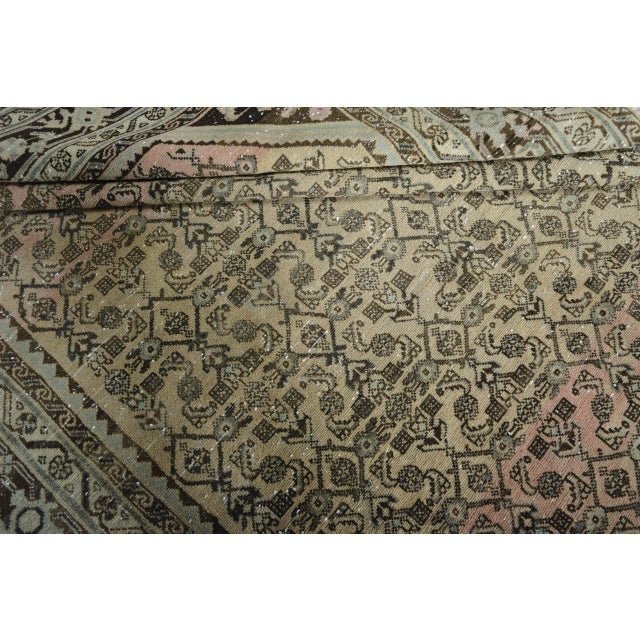 Beige Vintage Hand-Knotted Rug, 1970s For Sale - Image 8 of 11