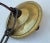 Light Pendant : Vintage Murano Style Very Large Oval Shaped Blown Glass Pendant With “Onyx” Glass Swirl Golden Coloration and Brass Fittings For Sale - Image 12 of 12