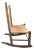 Antique Child Ladder Back Chairs With Splint Weaver Seats , a Rocker and a Chair For Sale