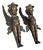 Antique Bronze Frieze Hanging Sculptures of Winged Figures, Early 20th Century, Set of 2 For Sale