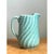 Vintage Aqua Swirl Ceramic Pitcher For Sale - Image 9 of 12