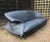 1980s Blue-Grey Leather Sofa from Saporiti Italia, 1980s For Sale - Image 5 of 12