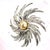 Vintage Designer Silver Pearl Brooch 1960s For Sale In Orlando - Image 6 of 10