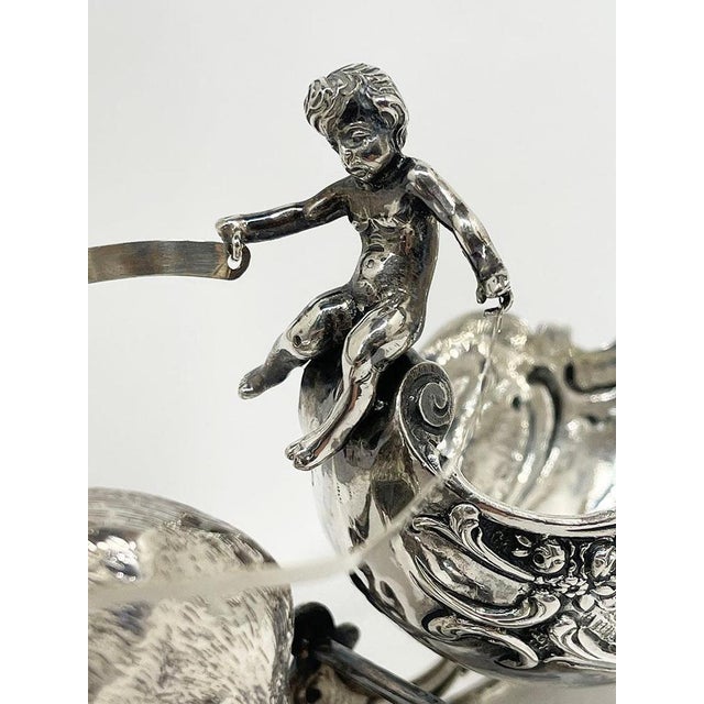German Silver Reindeer with Sleigh attributed to Schleissner & Söhne, 1890s For Sale - Image 10 of 13