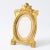 Antique Embossed Brass Picture Frame, 1920s For Sale - Image 6 of 8