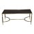 1960's Smoke Glass Maison Jansen Style Brass Coffee Table For Sale