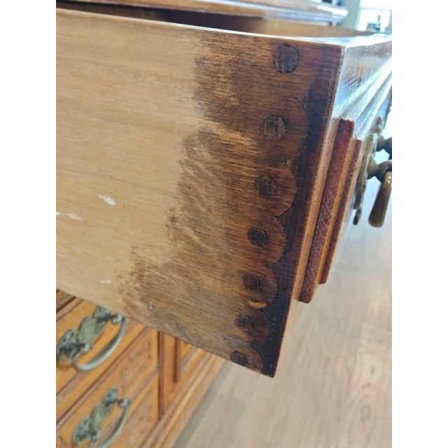 1880s Golden Oak Gilded Age Sideboard For Sale - Image 10 of 17