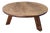 Large Mid-Century Modern Round Oak Coffee Table, 1970s For Sale