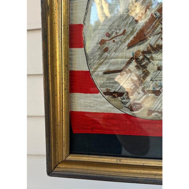 World Fair Chicago Bandana Signed and Dated 1893 For Sale - Image 4 of 9