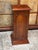 Early 21st Century Georgian Inspired Figured Mahogany Pedestal For Sale - Image 5 of 12