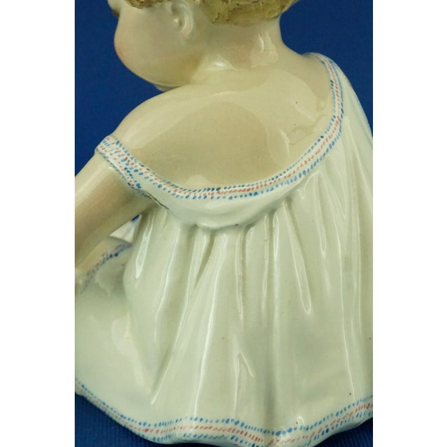 Little Girl and Dog Figure by Arturo Pannunzio, Italy, 1890s-1910s For Sale - Image 14 of 18