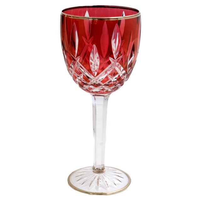 Vintage MidCentury Flash Lustre Wine Glasses, Set of 4 Chairish