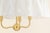 Contemporary Mitzi Shivonne 22 in. 3 Light Pendant in Aged Brass Finish For Sale - Image 3 of 8