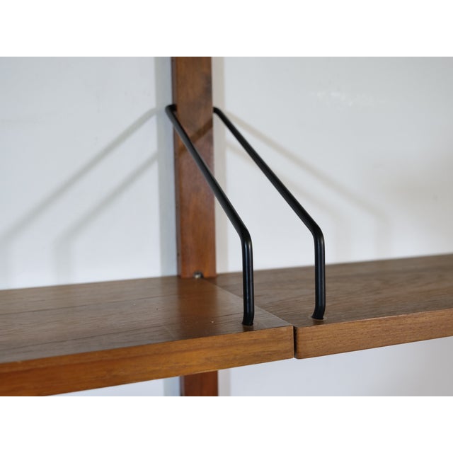 Wood Mid-Century Royal Model Teak Shelving System by Poul Cadovius, 1960s, Set of 25 For Sale - Image 7 of 10