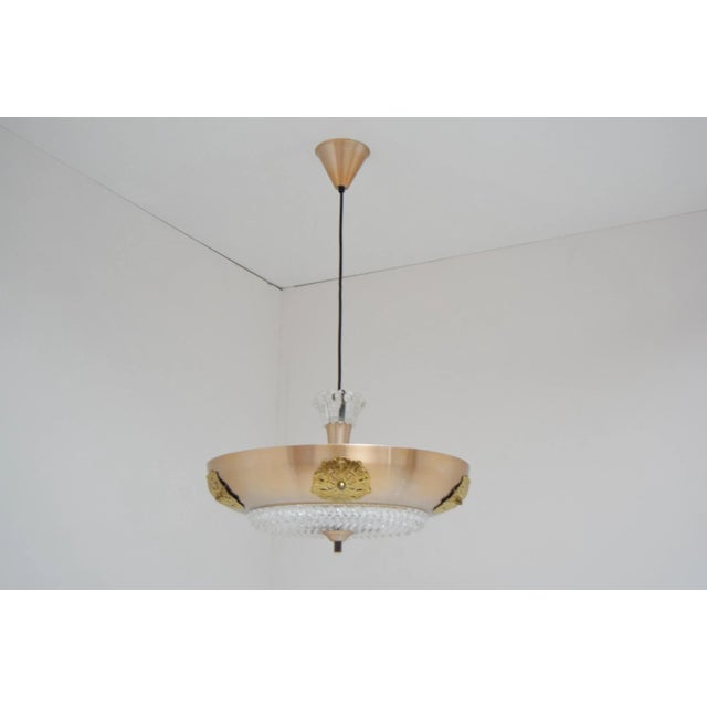Mid-Century Chandelier, 1970s For Sale - Image 4 of 11