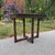 Postmodern Accent Table With Stenciled Leaves For Sale - Image 4 of 11