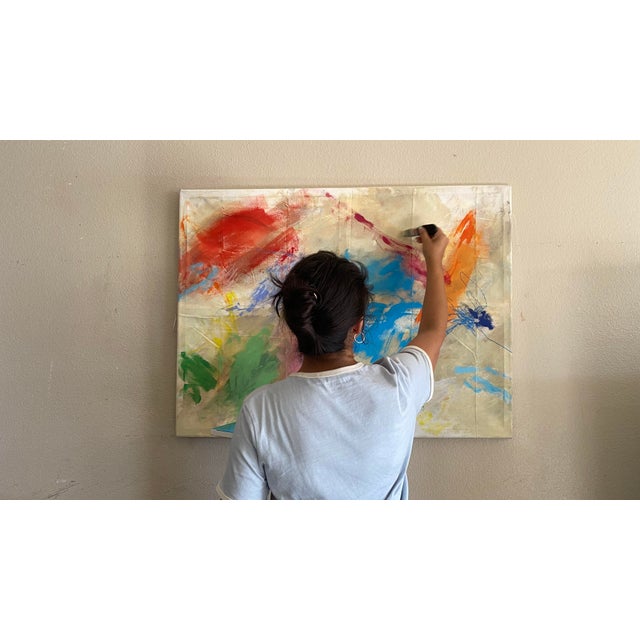 2020s “Coastline Drive” 2026 Karen Castellanos Abstract Expressionist Painting For Sale - Image 5 of 5