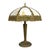 Bradley & Hubbard Style 8-Panel 2-Tone Slag Glass Lamp C1920 For Sale - Image 9 of 11