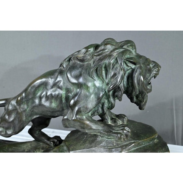 Nérin, Roaring Lion, Early 20th Century, Bronze For Sale - Image 18 of 18