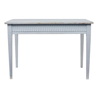 Antique Swedish Painted Pine Table, 1890 For Sale