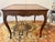 Italian Vintage Fruitwood Game Table With Beautiful Carving For Sale - Image 11 of 12