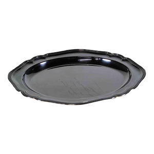 1960’s Vintage Mappin & Webb. Silverplate Oval Platter - Chippendale Applied Mount