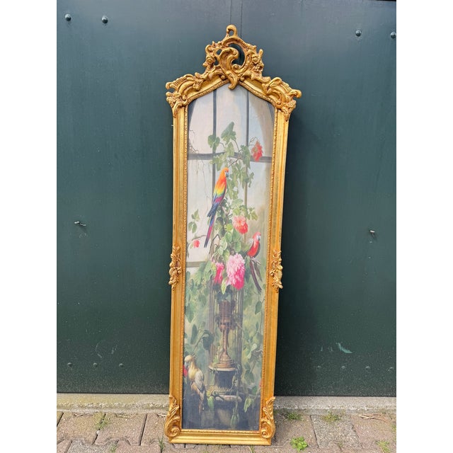 1970s French Louis XVI Gold Beech Bird Wall Art - 1 Pc For Sale - Image 12 of 12