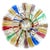 1990's Murano Attributed Glass Canne Striped Vase in the Manner of Fabiano Zanchi For Sale - Image 11 of 12