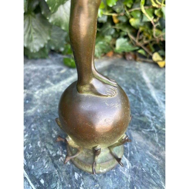 Antique Bronze Sculpture “Pan of Rohallion” by Frederick William MacMonnies (1890) For Sale - Image 13 of 17